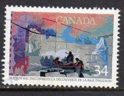 Canada 1986 Exploration I, Henry Hudson 34c Value, Used (SG1211) - Used Stamps