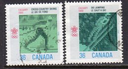 Canada 1987 Winter Olympic Games IV Set Of 2, Used (SG1258-9) - Used Stamps