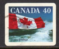 Canada 1989 Flag & Forest Self Adhesive 40c Value, Used (SG1328c) - Used Stamps