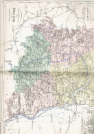 CARTE GEOGRAPHIQUE 1880 FRANCE DEPARTEMENT DE LA NIEVRE PLAN DE NEVERS PAR MALTE BRUN - Cartes Géographiques