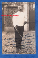 CPA Photo - BUCAREST - Portrait D'un Escrimeur à Identifier - Dédicace à C. Deloncle Député Escrimeur - 1912 - TOP - Schermen