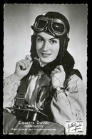 Francia. *Colette Duval* Campeona Del Mundo, Rio Janeiro 1935. Foto 89x139 Mms. Firma Autógrafa. - Paracadutismo