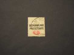 BECHUANALAND - 1898/902 VICTORIA  2 P., Ssoprastampato - TIMBRATO/USED - 1885-1895 Crown Colony