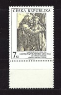 Tschechische Republik  Czech Republic 1994 MNH **Mi 56 Sc 2936 Kunstwerke Art. Lucas Van Leyden. National Gallery Prague - Ungebraucht