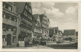 Dinkelsbühl - Weinmarkt - Hotel Deutsches Haus Und Kornschranne - Foto-AK 1933 - Dinkelsbühl