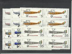 BULGARIA YVERT AEREO 143/48  ( BLOQUE DE 4 SELLOS)  MNH  ** - Airmail