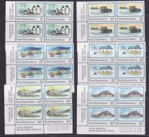 Ross Dependency 1982 Definitives 6v Bl Of 4  ** Mnh (32388A) - Ongebruikt