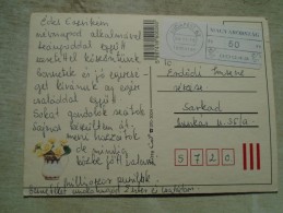 D140466 HUNGARY- Postcard - ATM Label Machine Stamp Postmark - Automaatzegels [ATM]