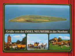 Hamburg  - Mehrbildkarte "Grüsse Von Der Insel Neuwerk In Der Nordsee" - Mitte