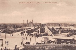 ¤¤  -    Congrès De MALTE En 1913  -   Place De La Floriana    -   ¤¤ - Malta