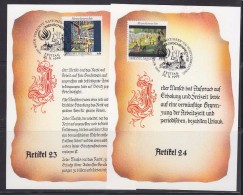 United Nations Vienna1993 Human Rights / Menschenrechte   2v 2 Maxicards (32394) - Cartes-maximum