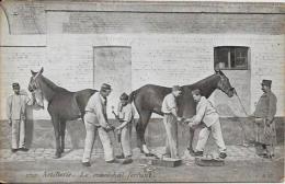 CPA Maréchal Ferrant Métier Ferrage Chevaux Horse Blacksmith Non Circulé - Kunsthandwerk