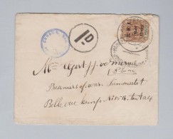 Südafrika 1901-11-21 Krugersdorp Zensur Kriegsgefangenen Brief Bellevue Kamp - Storia Postale