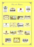 VINS BLANC DE FRANCE COLLECTION PRIVEE CARTEXPO REPRODUCTION INTERDITE N° 10144 - Reclame