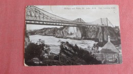 New Brunswick> St. John Bridge & Falls-------ref 2347 - St. John