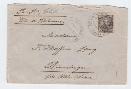 Brazil/Switzerland SHIP POST "CHILI" VIA LISBONA COVER 1909 - Briefe U. Dokumente