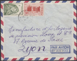 French West Africa 1952, Airmail Cover Farmoreah To Lyon W./postmark "Farmoreah" - Covers & Documents