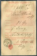 1876 Post Office Form Aglasterhausen - Brieven En Documenten