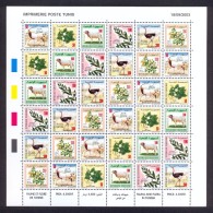 Tunisia/Tunisie 2003  - Minisheet  -  Fauna And Flora In Tunisia - Lettres & Documents