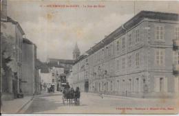 CPA Haute Marne Circulé Bourbonne Les Bains Attelage - Bourbonne Les Bains