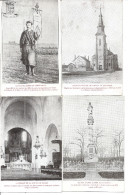 8cp 28 LOIGNY LA BATAILLE Guerre 1870 1871  Monument Aux Zouaves Pontificaux H DE VERTHAMON église OSSUAIRE Villepion - Loigny