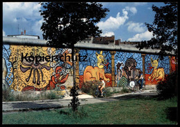 ÄLTERE POSTKARTE BERLINER MAUER 1985 THE WALL LE MUR KIND FAHRRAD BERLIN ART BIKE Cpa AK Postcard Ansichtskarte - Mur De Berlin