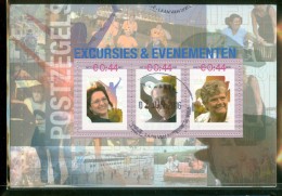 NEDERLAND * NVPH  EXCURSIES  (3) *  BLOK * BLOC * BLOCK Van 3 * NETHERLANDS * GEBRUIKT - Used Stamps