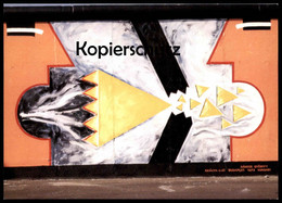 ÄLTERE POSTKARTE BERLIN SANDOR GYÖRFFY BUDAPEST BERLINER MAUER THE WALL LE MUR ART Cpa AK Ansichtskarte Postcard - Berlijnse Muur
