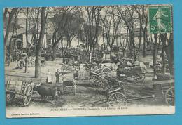 CPA Métier Maquignons Marché Aux Bestiaux Le Champ De Foire AUBETERRE-SUR-DRONNE 16 - Andere & Zonder Classificatie