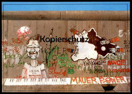 ÄLTERE POSTKARTE BERLIN MAUER WALL GRAFFITY KOCHSTRASSE BERLINER MAUER THE WALL LE MUR Art Cpa Ansichtskarte Postcard AK - Berliner Mauer