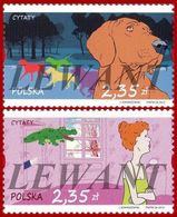 2015.09.23. Quotes - Dogs, Crocodile MNH - Unused Stamps