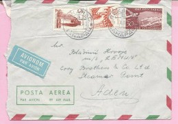 Airmail / Par Avion, Bakarac-Aden, 1959., Yugoslavia, Letter - Posta Aerea