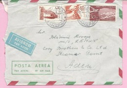 Airmail / Par Avion, Bakarac-Aden, 1959., Yugoslavia, Letter - Luchtpost