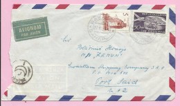 Airmail / Par Avion, Bakarac-Cairo Airport-Port Said, 1959., Yugoslavia, Letter - Aéreo