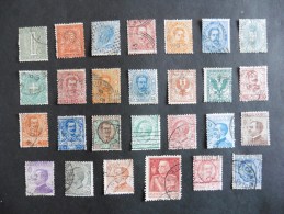 Italie : 27 Timbres Oblitérés - Sammlungen