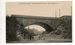 62 -avion -pont De Chemin De Fer - Rue Prudhomme - Avion