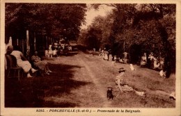 78-PORCHEVILLE...PROMENADE DE LA BAIGNADE......CPA ANIMEE - Porcheville