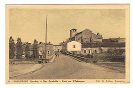 CPA 40 ROQUEFORT Rue Gambetta Pont Sur L'Estampon - Roquefort