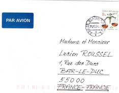Lettre De Tchecoslovaquie Pour La France (pa.  En 1999 ) - Posta Aerea