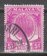 MALAYA - KEDAH     SCOTT NO. 65    USED     YEAR   1950 - Kedah
