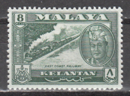 MALAYA - KELANTAN     SCOTT NO.  88    MINT-HINGED     YEAR   1961 - Kelantan