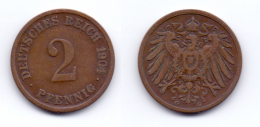 Germany 2 Pfennig 1904 G - 2 Pfennig