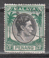 MALAYA - PENANG    SCOTT NO.  14    USED     YEAR   1949 - Penang