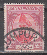 MALAYA - SELANGOR      SCOTT NO. 100     USED     YEAR   1949 - Selangor