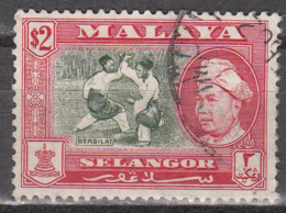 MALAYA - SELANGOR      SCOTT NO. 111     USED     YEAR   1957 - Selangor