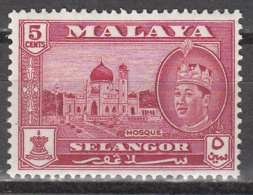 MALAYA - SELANGOR      SCOTT NO. 117     MINT HINGED     YEAR   1961 - Selangor