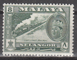 MALAYA - SELANGOR      SCOTT NO. 118     MINT HINGED     YEAR   1961 - Selangor