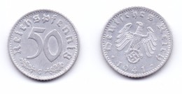 Germany 50 Reichspfennig 1941 G WWII Issue - 50 Reichspfennig