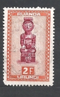 RUANDA URUNDI   1948 Indigenous Art      O USED     116 - Used Stamps