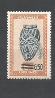 RUANDA URUNDI   1949 Issues Of 1948 Surcharged    HINGED - Oblitérés